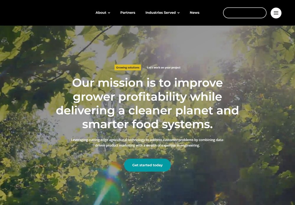 AgTech.bio website design by Jentech