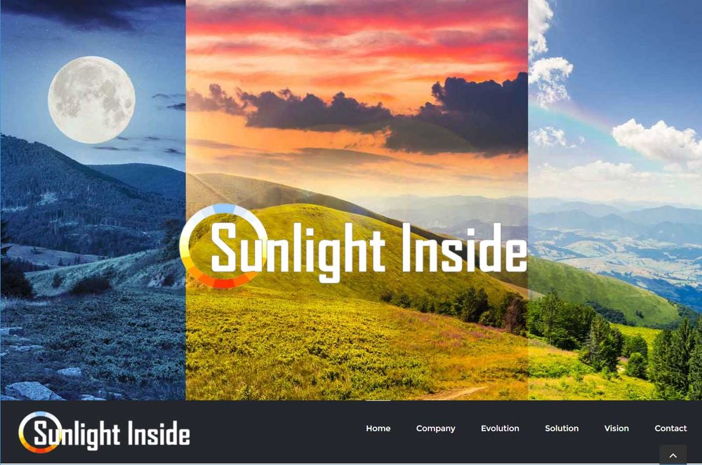 Sunlight Inside website design by Jentech